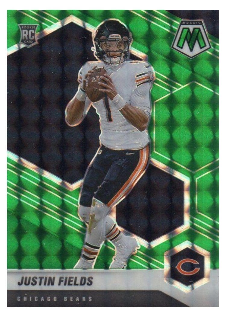 2021 Panini Mosaic Justin Fields #304 card
