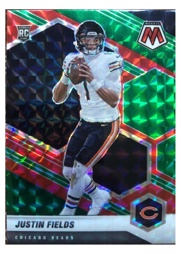 2021 Panini Mosaic Justin Fields #304 card