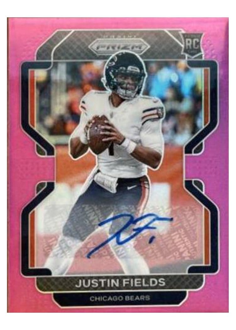 2021 Panini Prizm Base Set Justin Fields #334 card