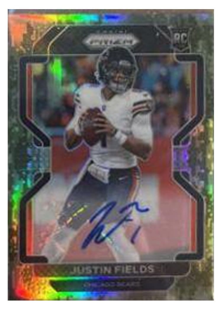 2021 Panini Prizm Base Set Justin Fields #334 card