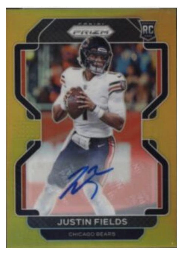 2021 Panini Prizm Base Set Justin Fields #334 card