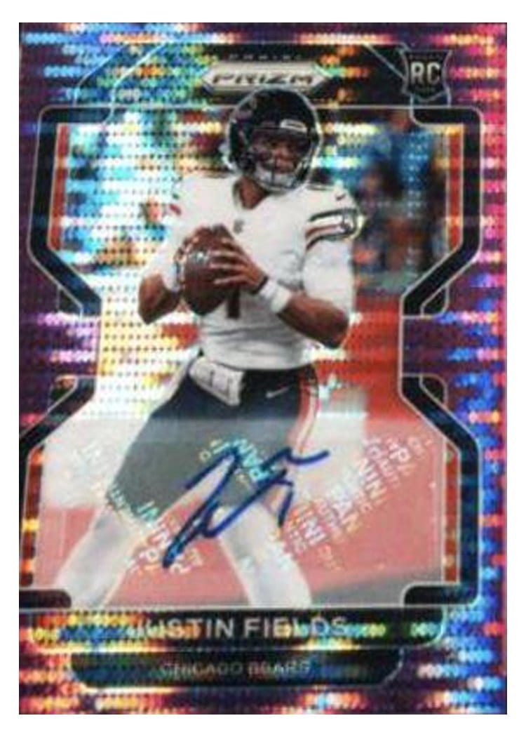 2021 Panini Prizm Base Set Justin Fields #334 card