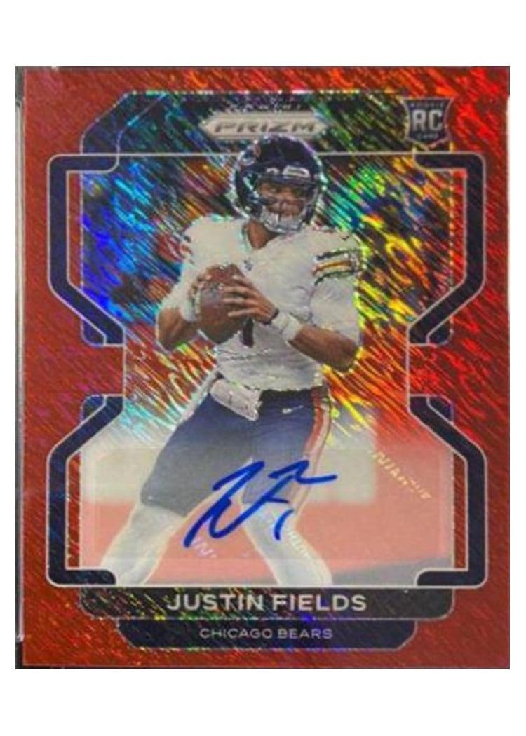 2021 Panini Prizm Base Set Justin Fields #334 card