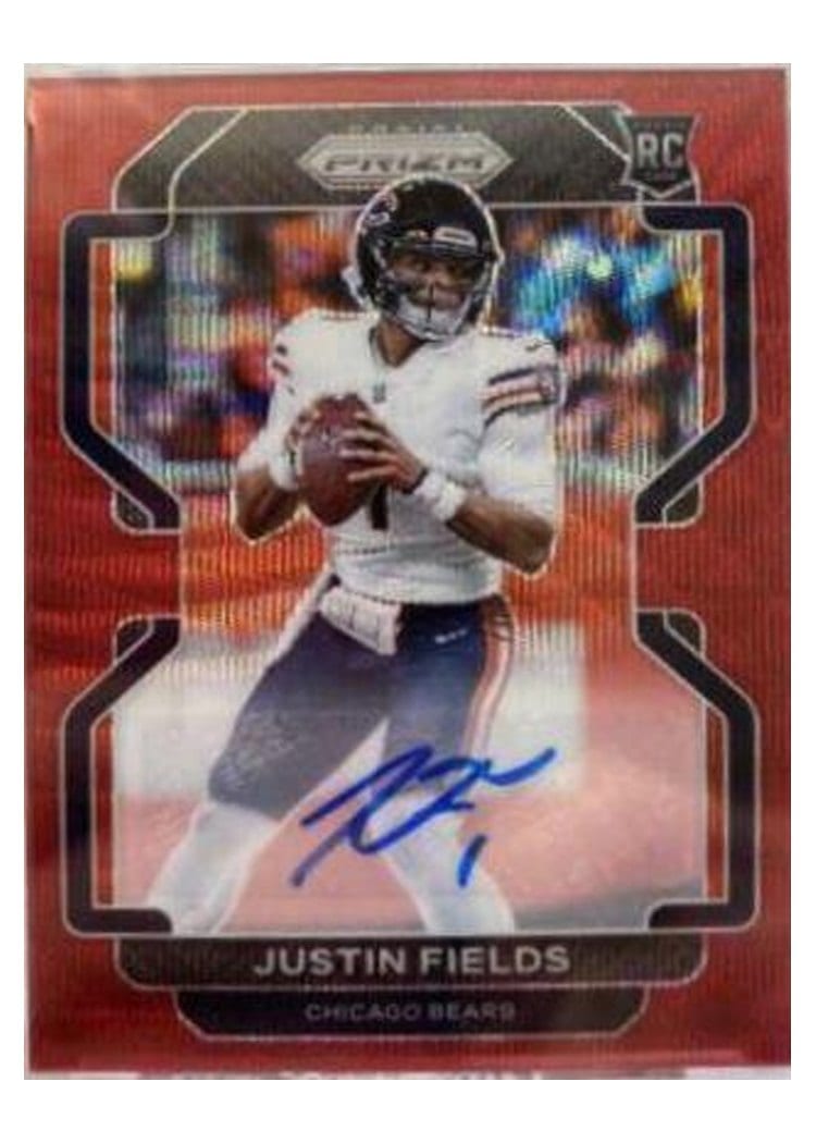 2021 Panini Prizm Base Set Justin Fields #334 card
