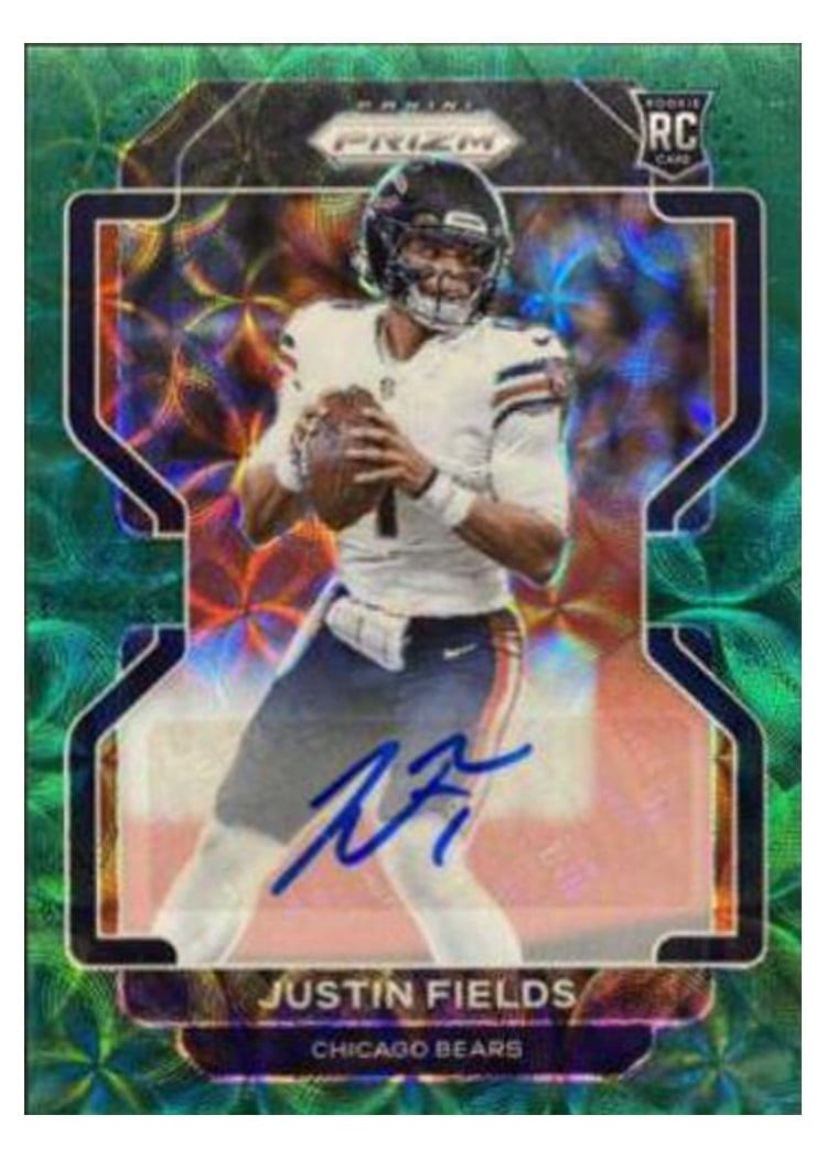 2021 Panini Prizm Base Set Justin Fields #334 card