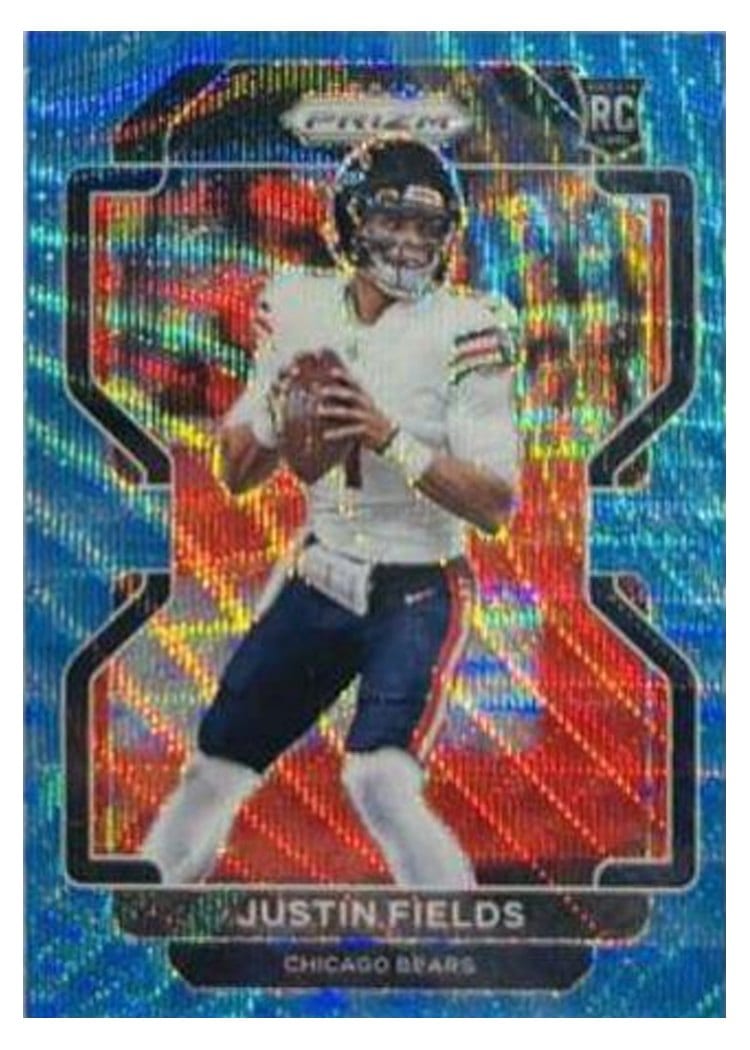 2021 Panini Prizm Base Set Justin Fields #334 card