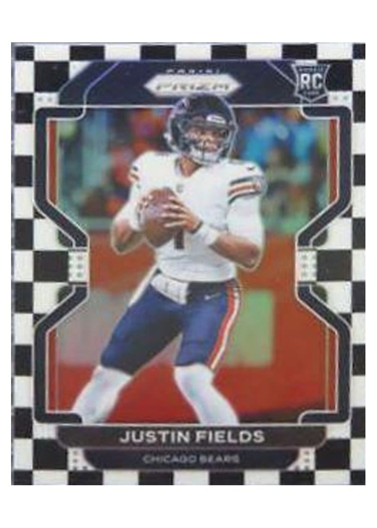 2021 Panini Prizm Base Set Justin Fields #334 card