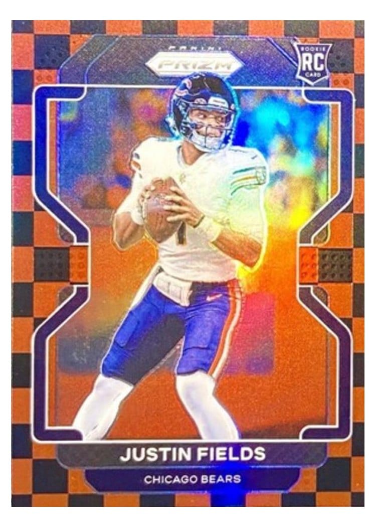 2021 Panini Prizm Base Set Justin Fields #334 card