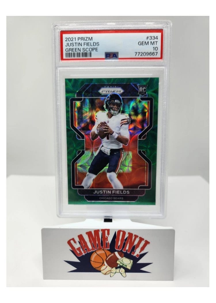 2021 Panini Prizm Base Set Justin Fields #334 card