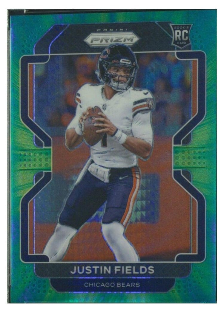 2021 Panini Prizm Base Set Justin Fields #334 card