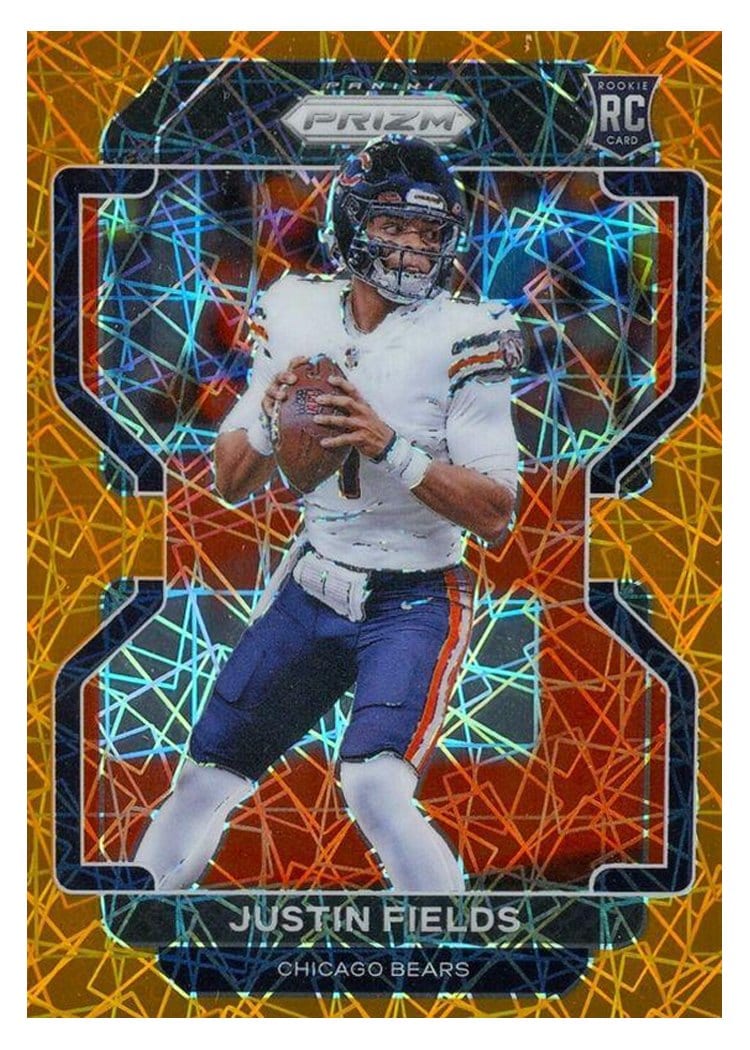 2021 Panini Prizm Base Set Justin Fields #334 card