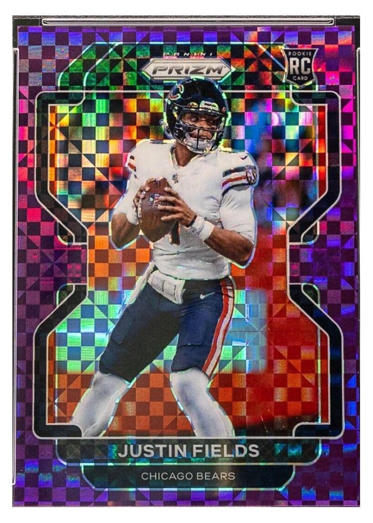 2021 Panini Prizm Base Set Justin Fields #334 card