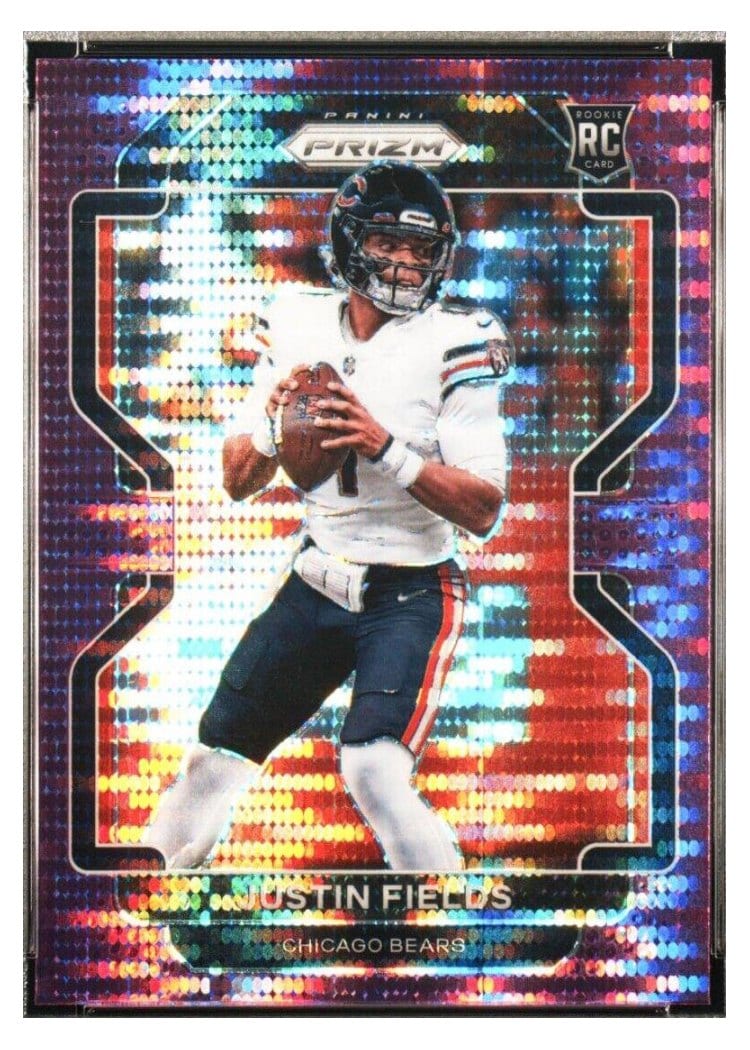 2021 Panini Prizm Base Set Justin Fields #334 card