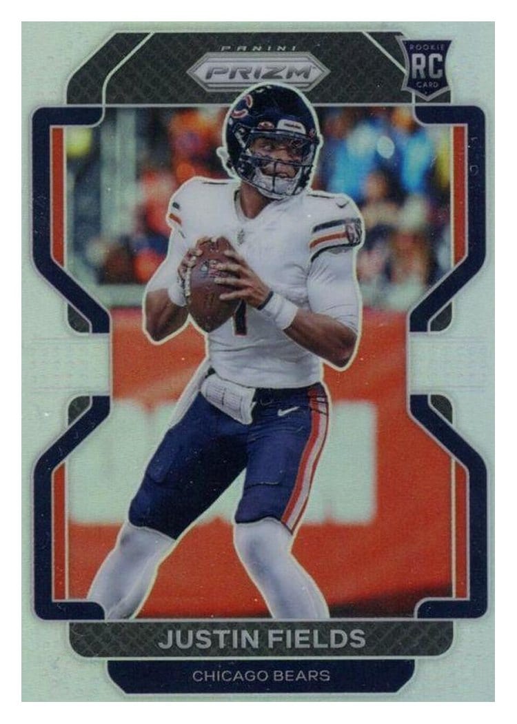 2021 Panini Prizm Base Set Justin Fields #334 card