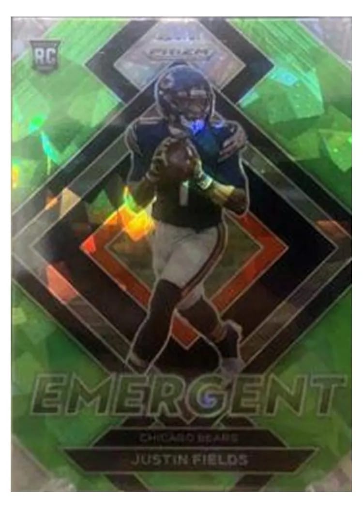 2021 Panini Prizm Emergent Justin Fields #E-4 card