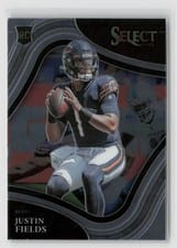 2021 Panini Select Justin Fields #350 card