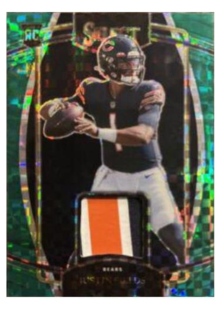 2021 Panini Select Justin Fields #350 card