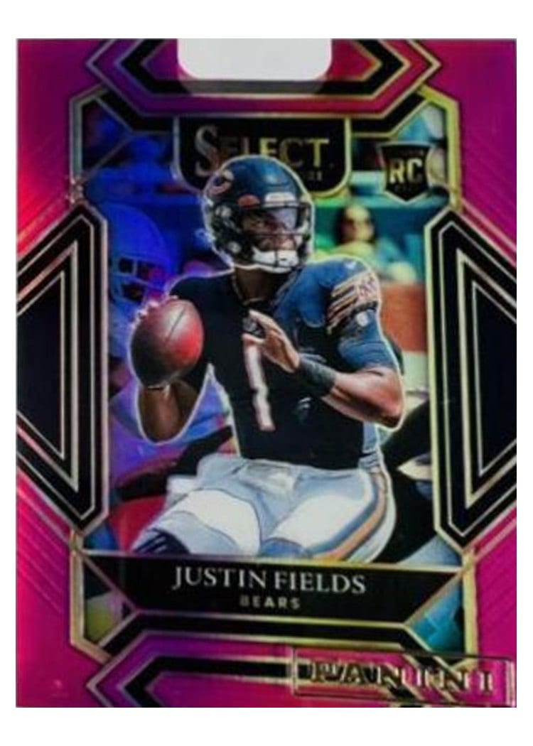 2021 Panini Select Justin Fields #350 card