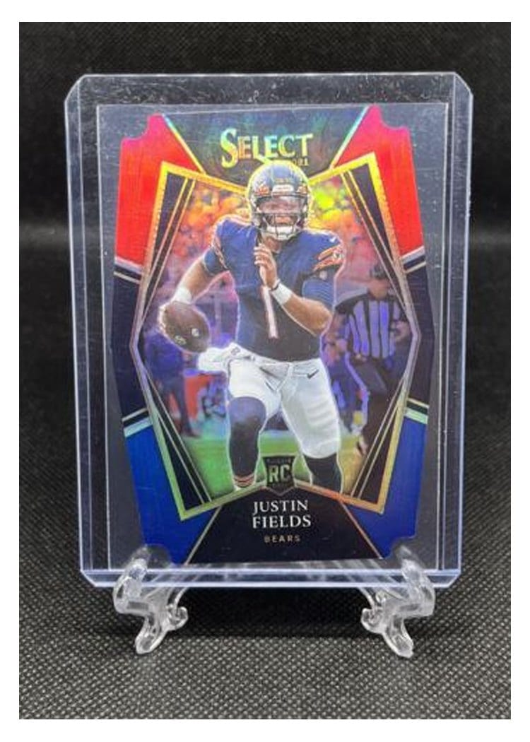 2021 Panini Select Justin Fields #350 card