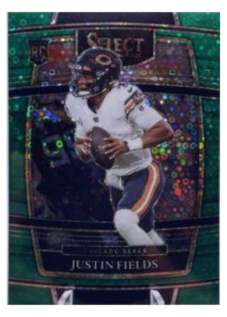 2021 Panini Select Justin Fields #50 card