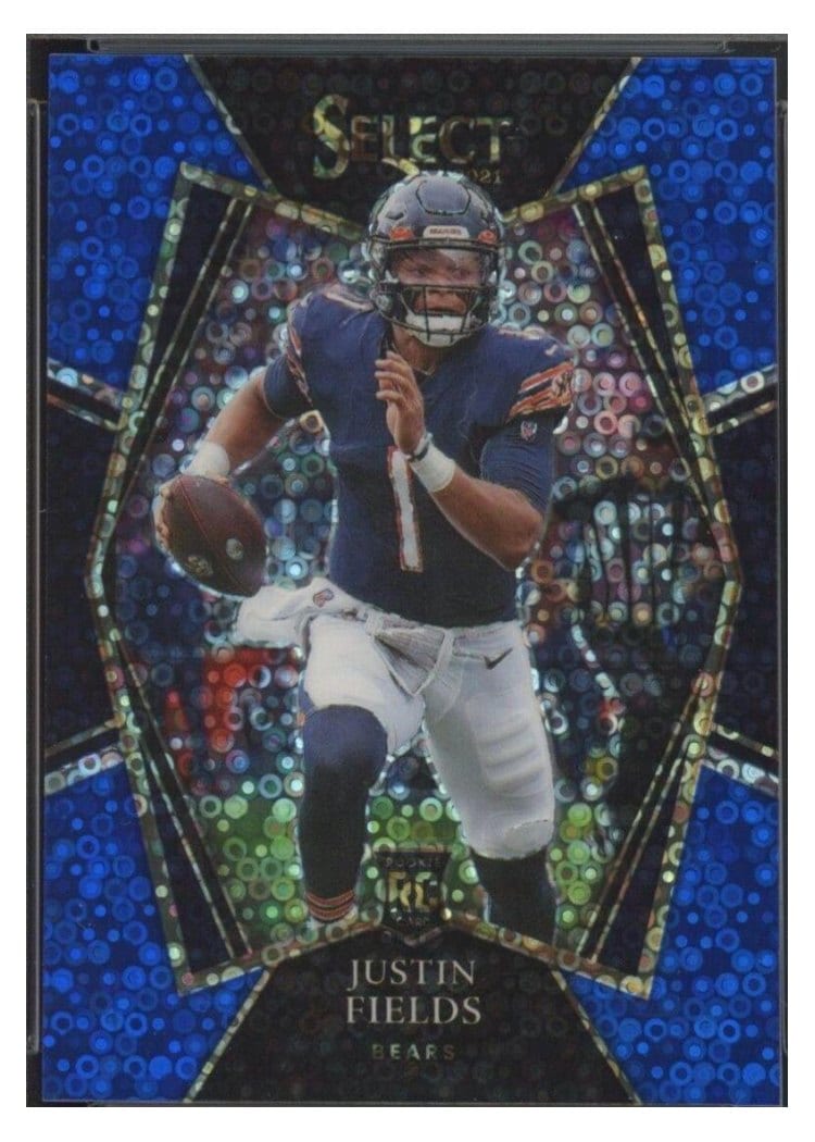 2021 Panini Select Base Set Justin Fields #150 card