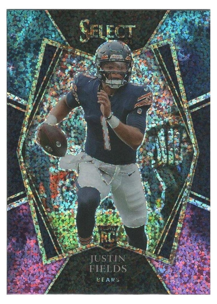 2021 Panini Select Base Set Justin Fields #150 card