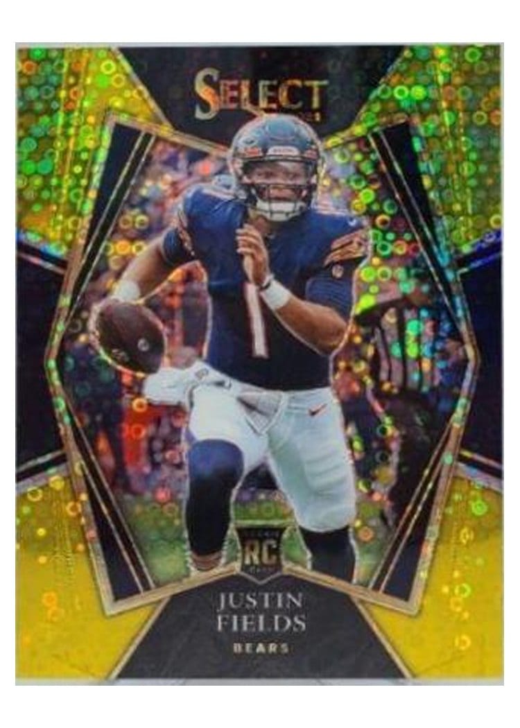 2021 Panini Select Base Set Justin Fields #150 card