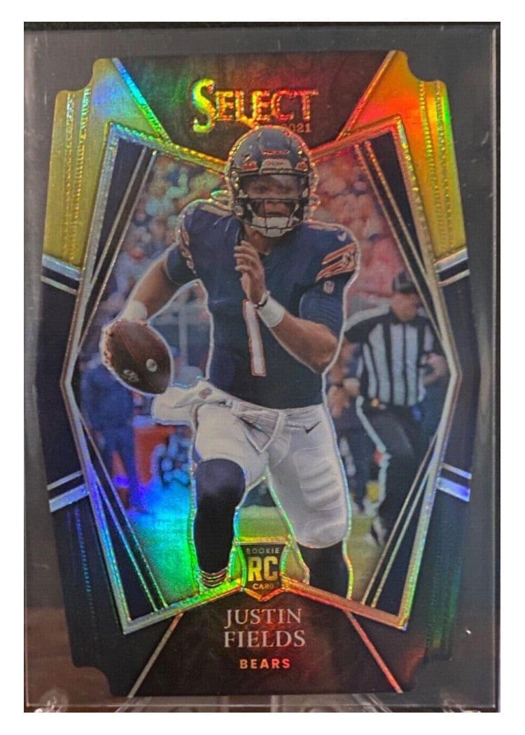 2021 Panini Select Base Set Justin Fields #150 card