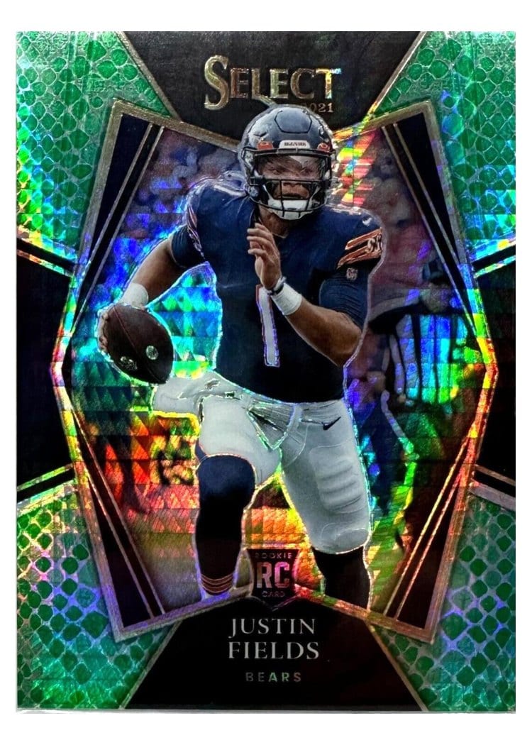2021 Panini Select Base Set Justin Fields #150 card