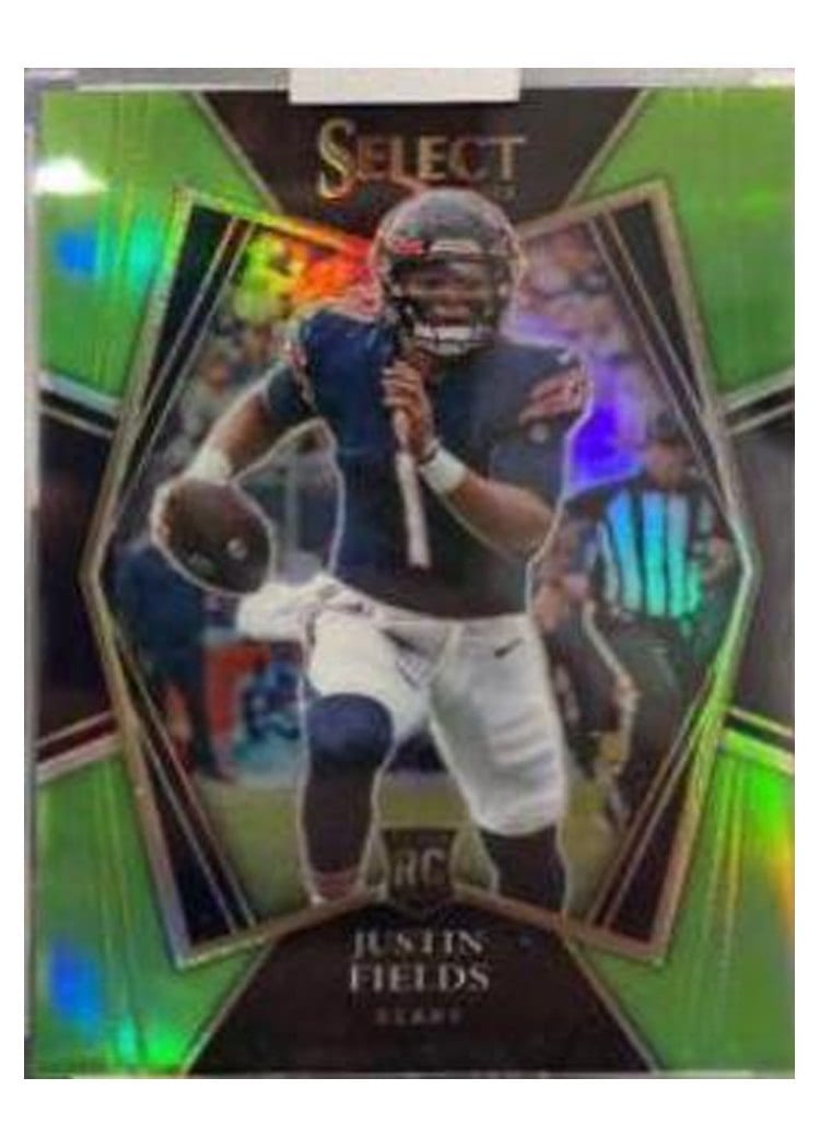 2021 Panini Select Base Set Justin Fields #150 card