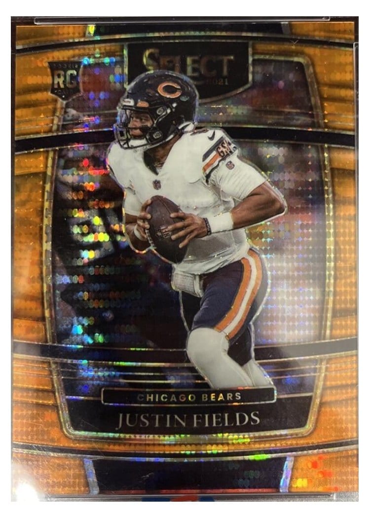 2021 Panini Select Base Set Justin Fields #150 card