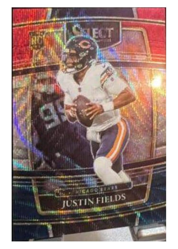 2021 Panini Select Base Set Justin Fields #150 card