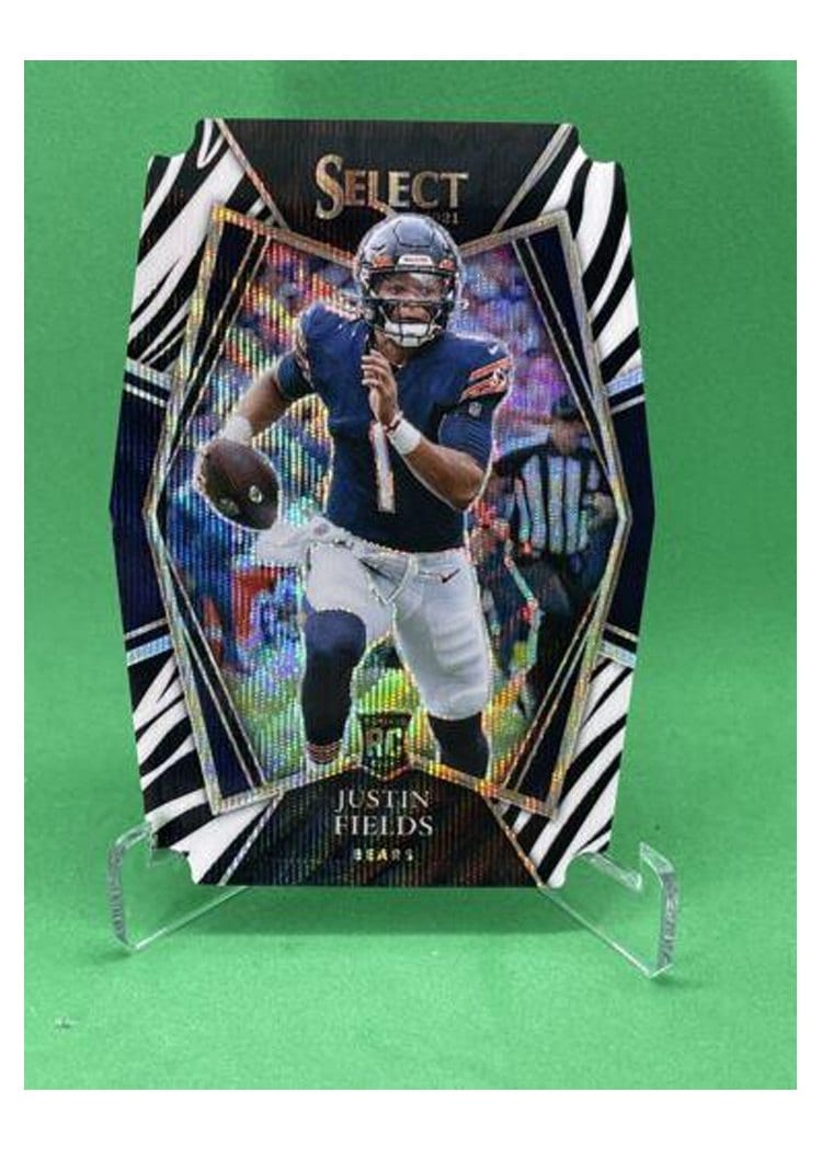 2021 Panini Select Base Set Justin Fields #150 card
