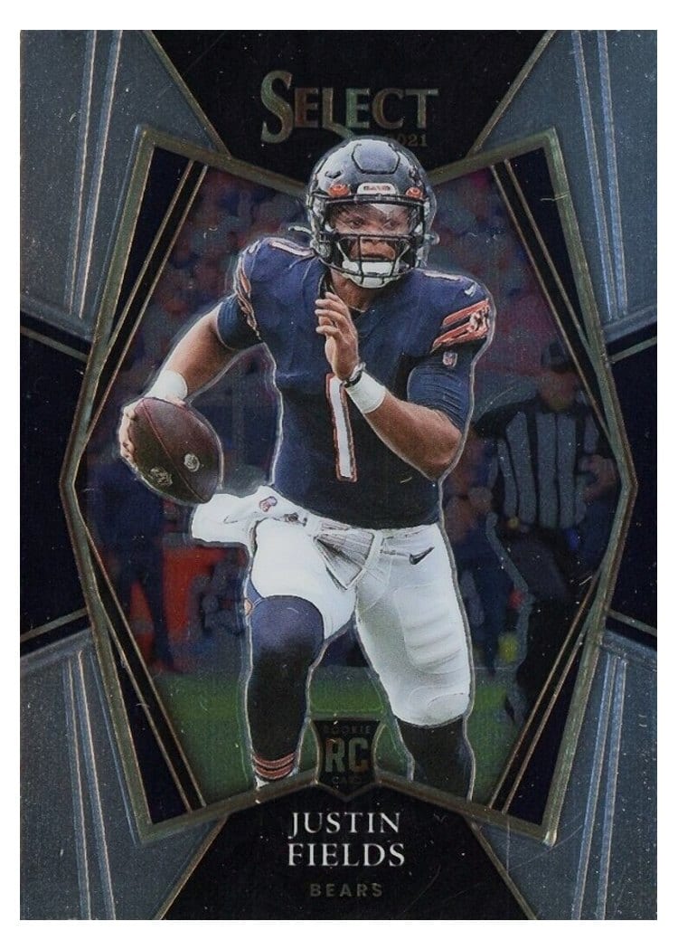2021 Panini Select Base Set Justin Fields #150 card
