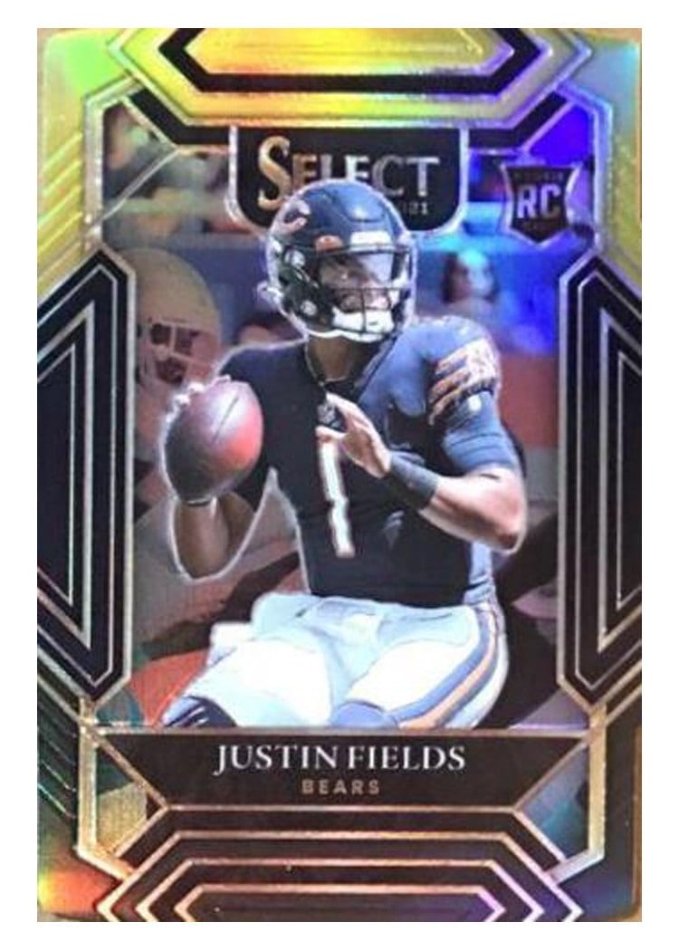 2021 Panini Select Base Set Justin Fields #250 card
