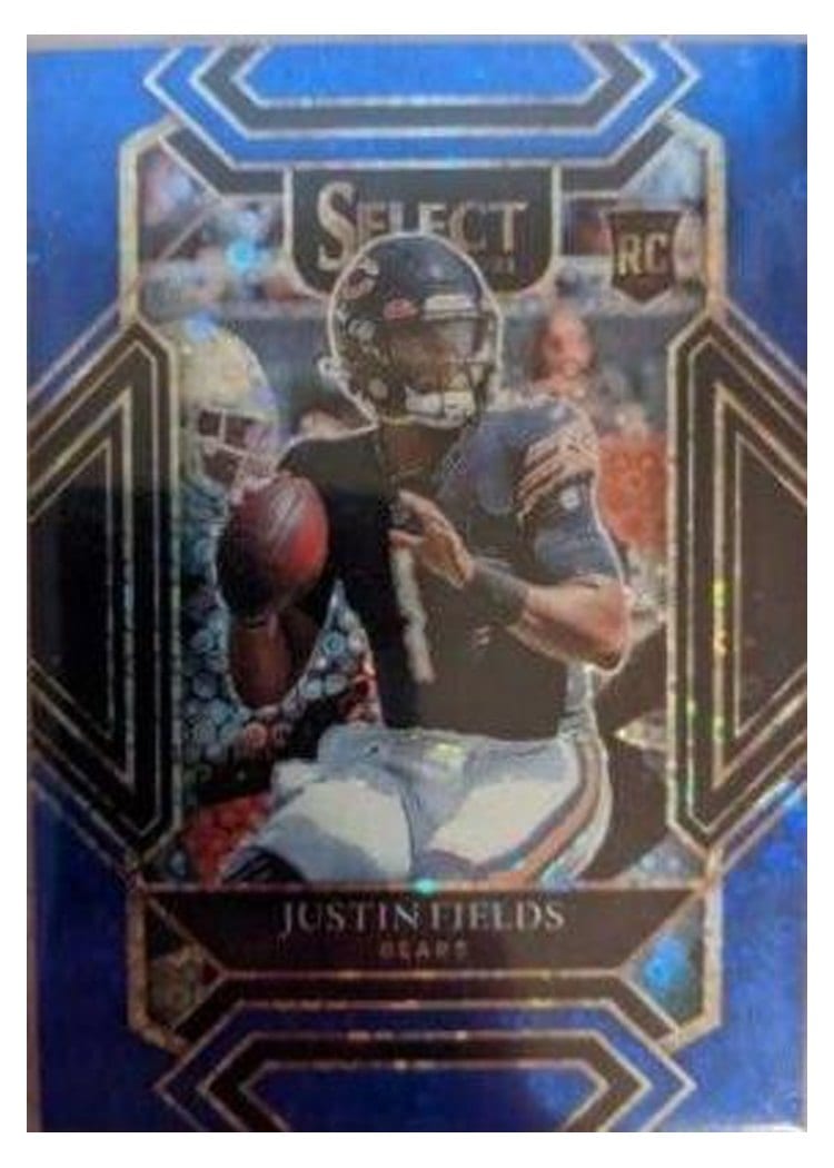 2021 Panini Select Base Set Justin Fields #250 card