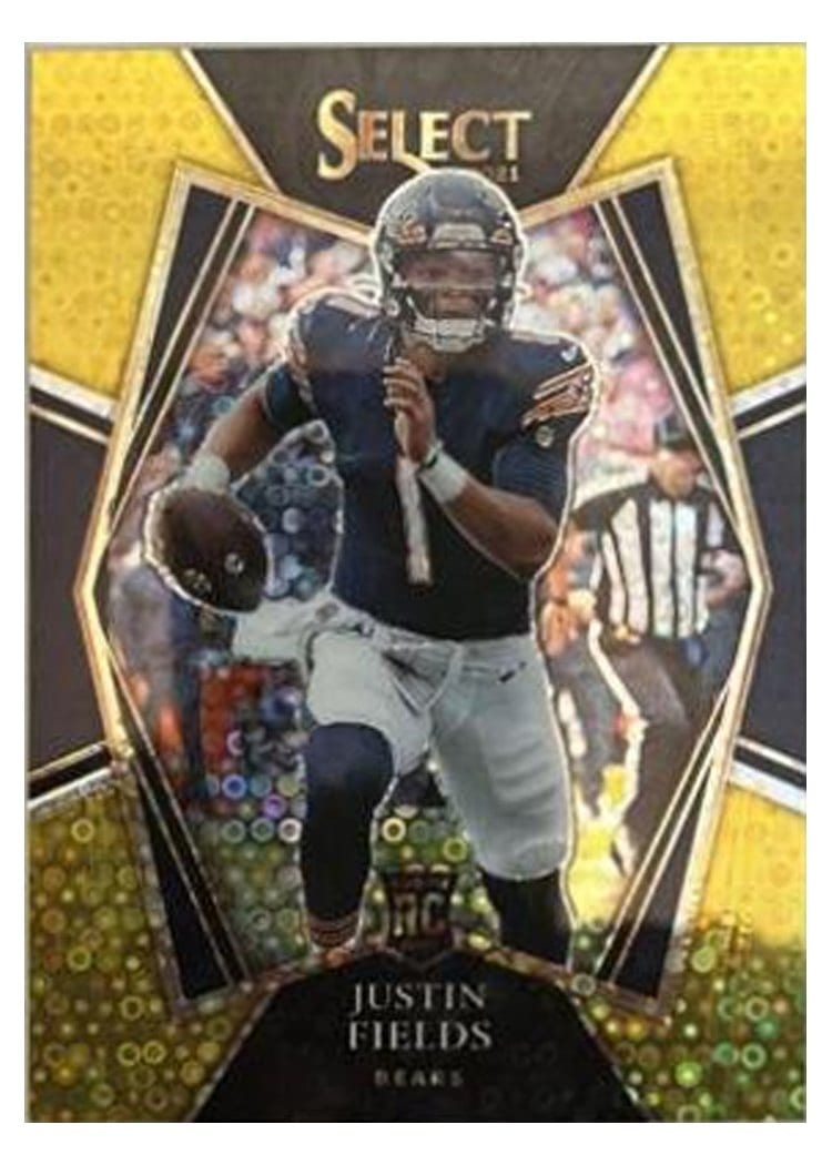 2021 Panini Select Base Set Justin Fields #250 card