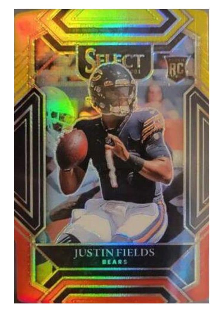 2021 Panini Select Base Set Justin Fields #250 card