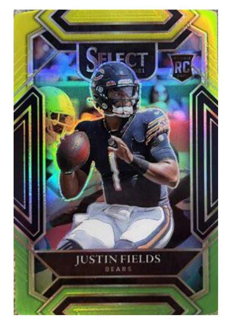2021 Panini Select Base Set Justin Fields #250 card