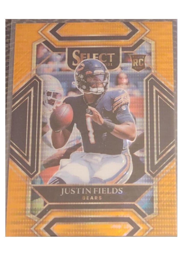 2021 Panini Select Base Set Justin Fields #250 card