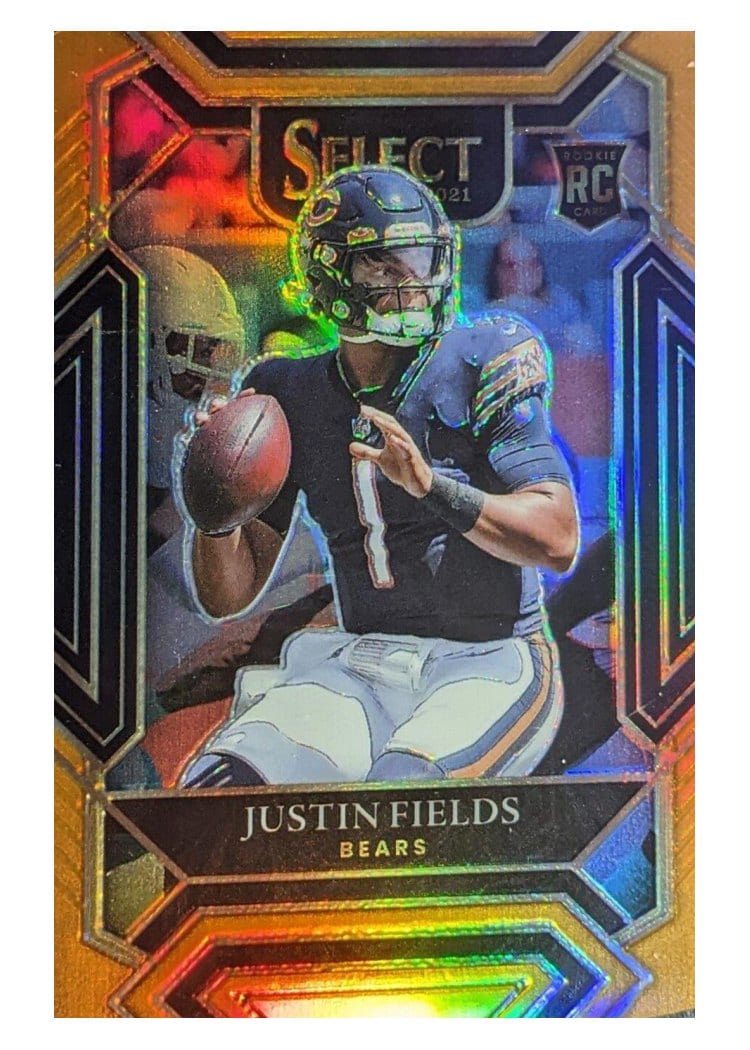 2021 Panini Select Base Set Justin Fields #250 card