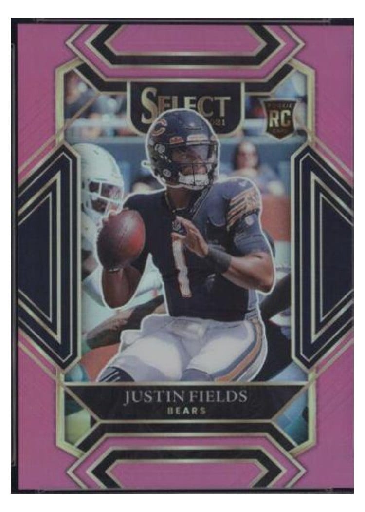 2021 Panini Select Base Set Justin Fields #250 card