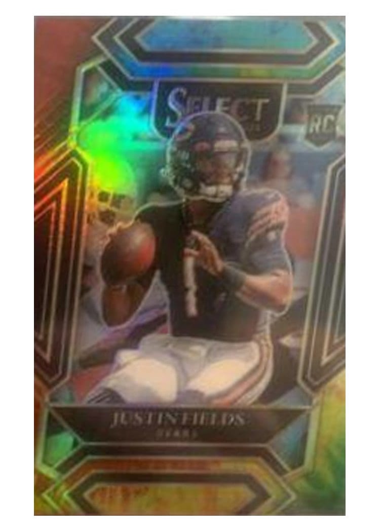 2021 Panini Select Base Set Justin Fields #250 card
