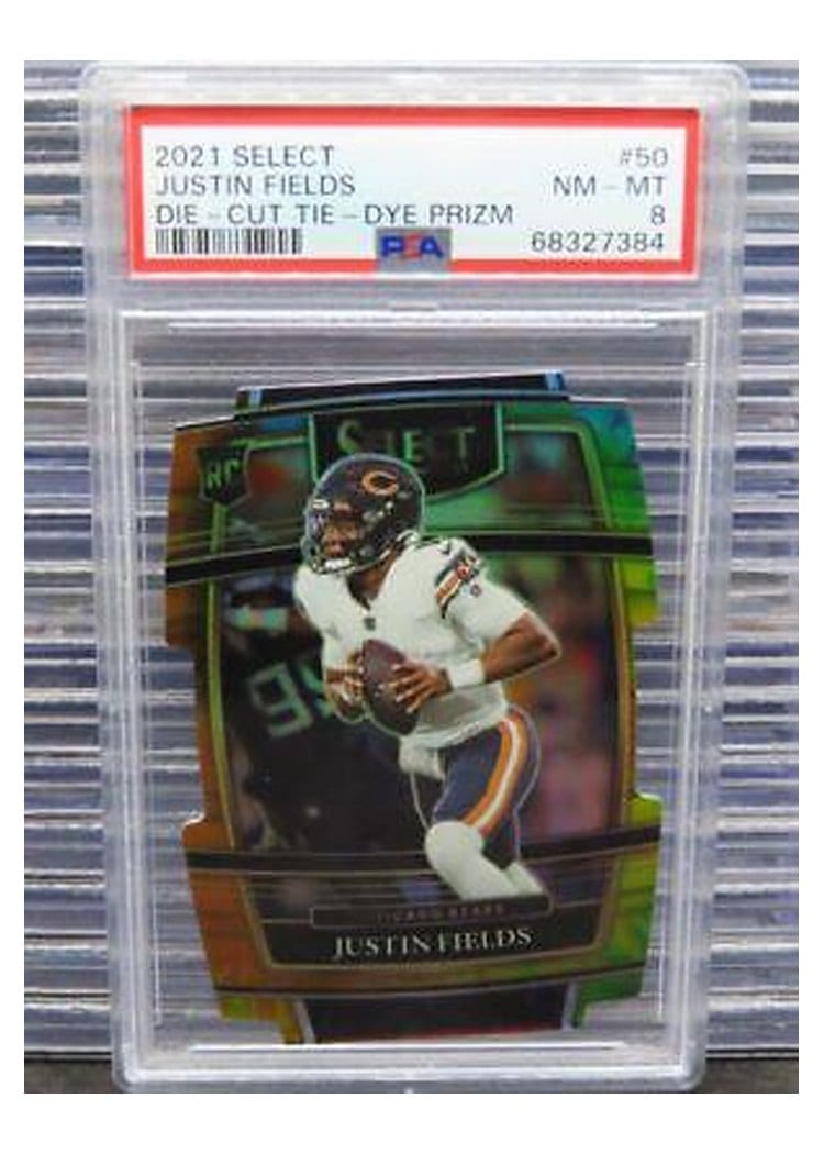 2021 Panini Select Base Set Justin Fields #250 card