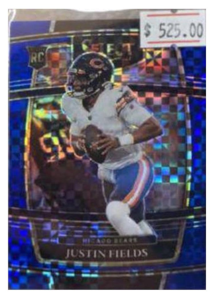 2021 Panini Select Base Set Justin Fields #50 card