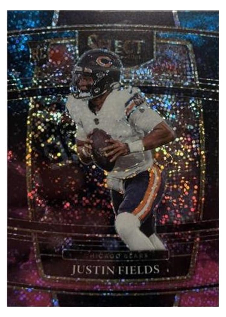 2021 Panini Select Base Set Justin Fields #50 card