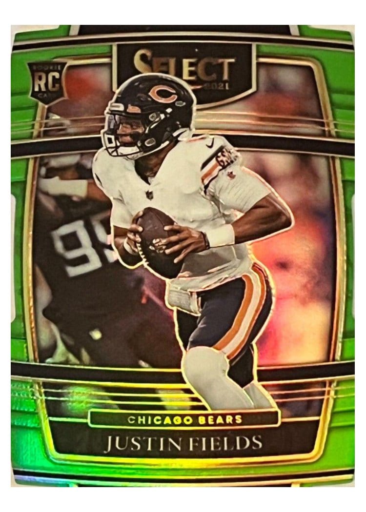 2021 Panini Select Base Set Justin Fields #50 card