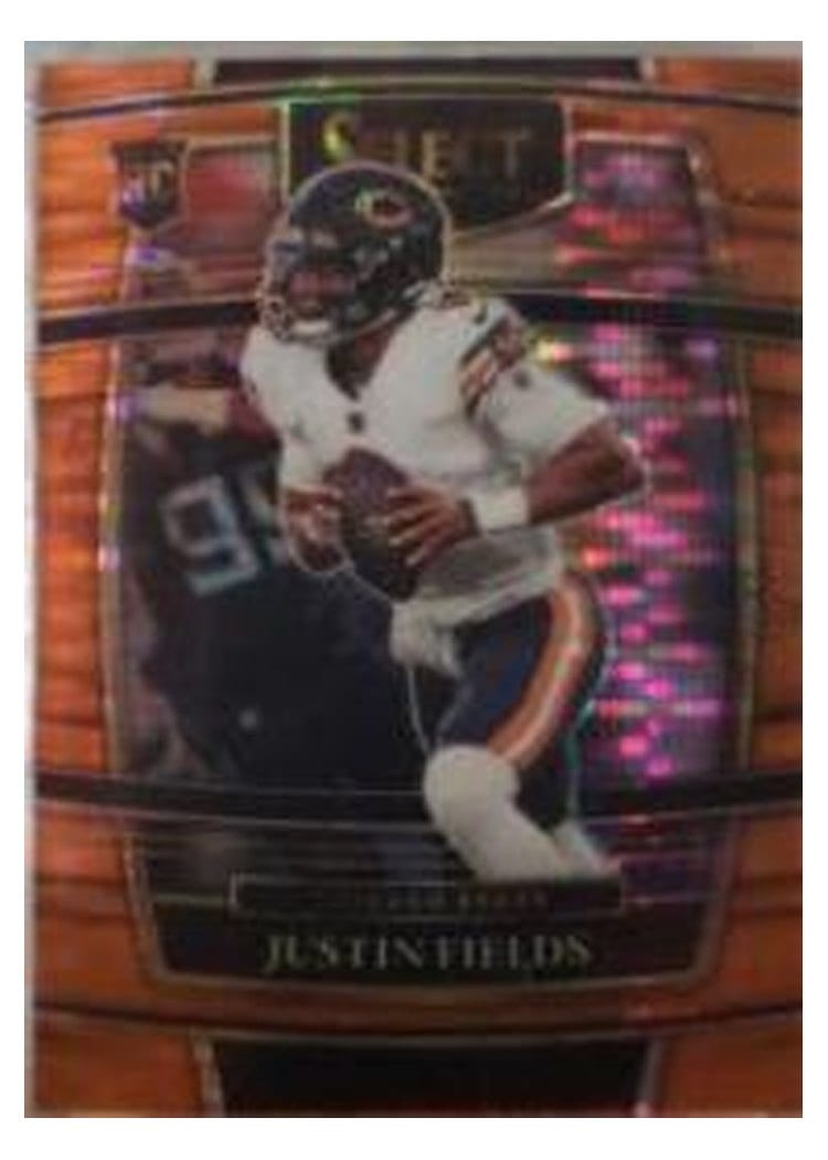 2021 Panini Select Base Set Justin Fields #50 card