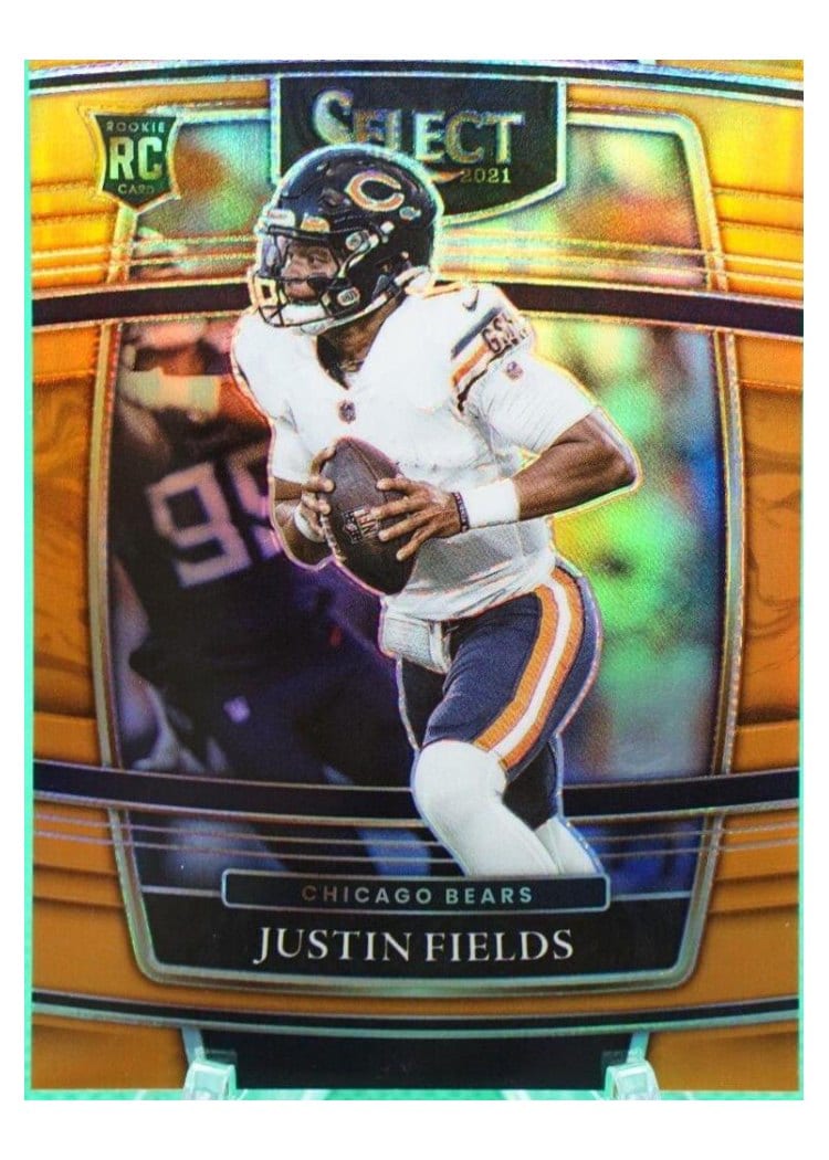 2021 Panini Select Base Set Justin Fields #50 card