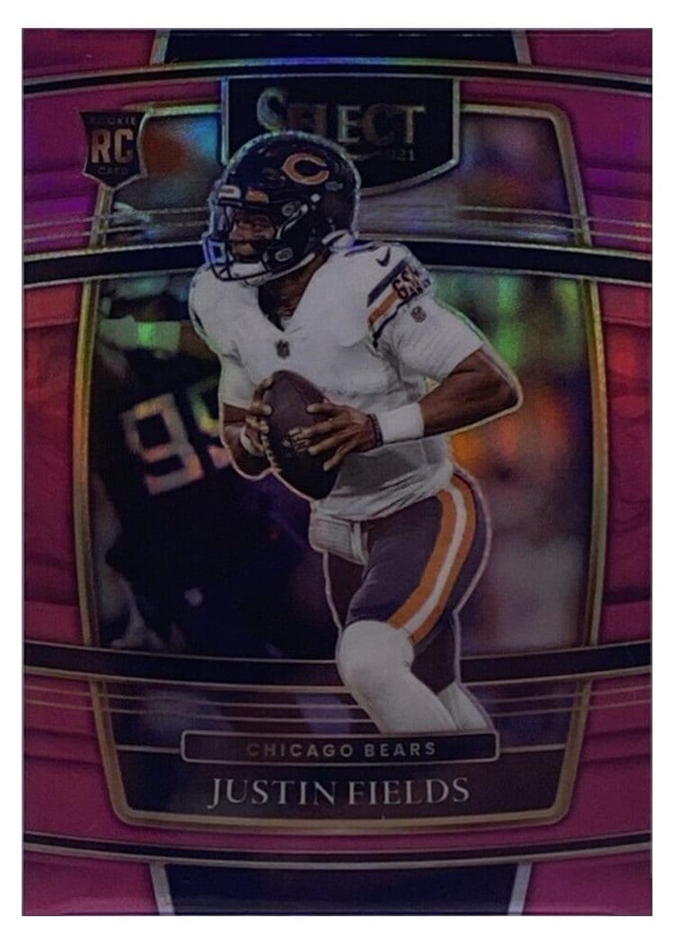 2021 Panini Select Base Set Justin Fields #50 card